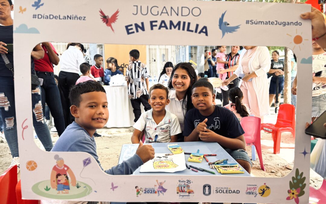 Dolmen se une a la celebración del Mes de la Niñez junto a la Alcaldía de Soledad