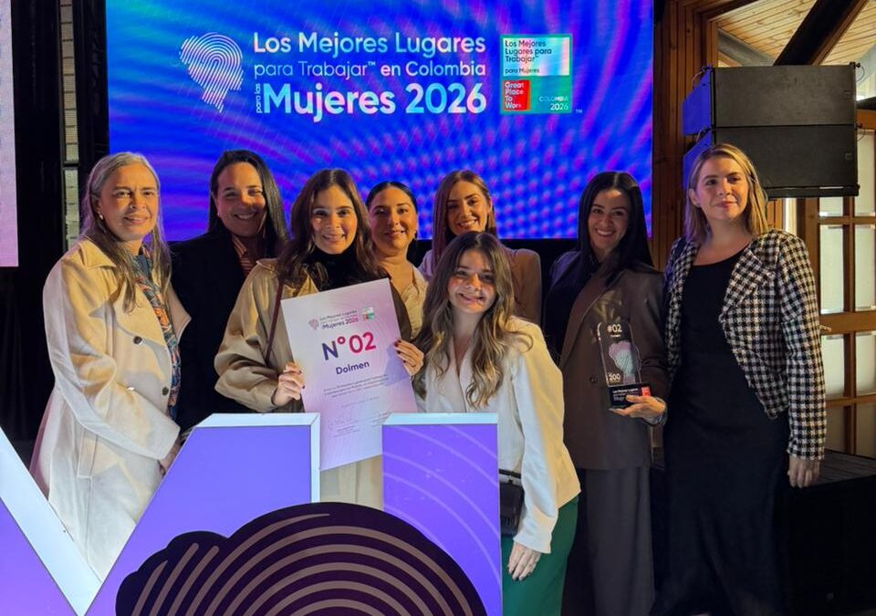 Dolmen: el segundo Mejor Lugar para Trabajar para Mujeres en Colombia 2026